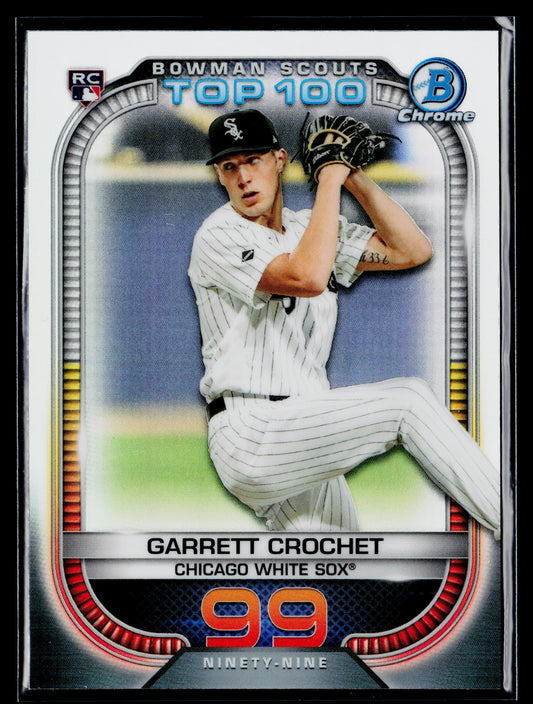 2021 Bowman Garrett Crochet Chrome Bowman Scouts Top 100 #BTP-99