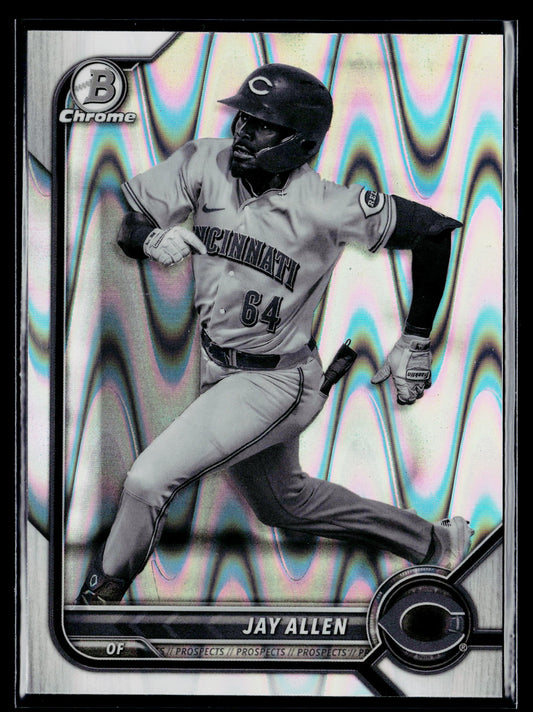 2022 Bowman Draft Jay Allen Chrome Black & White RayWave Refractor #BDC-192