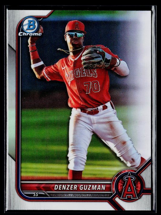 2022 Bowman Draft Denzer Guzman Chrome Refractor #BDC-20