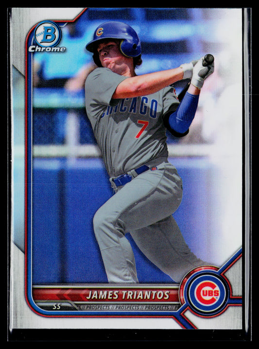 2022 Bowman Draft James Triantos Chrome Refractor #BDC-166