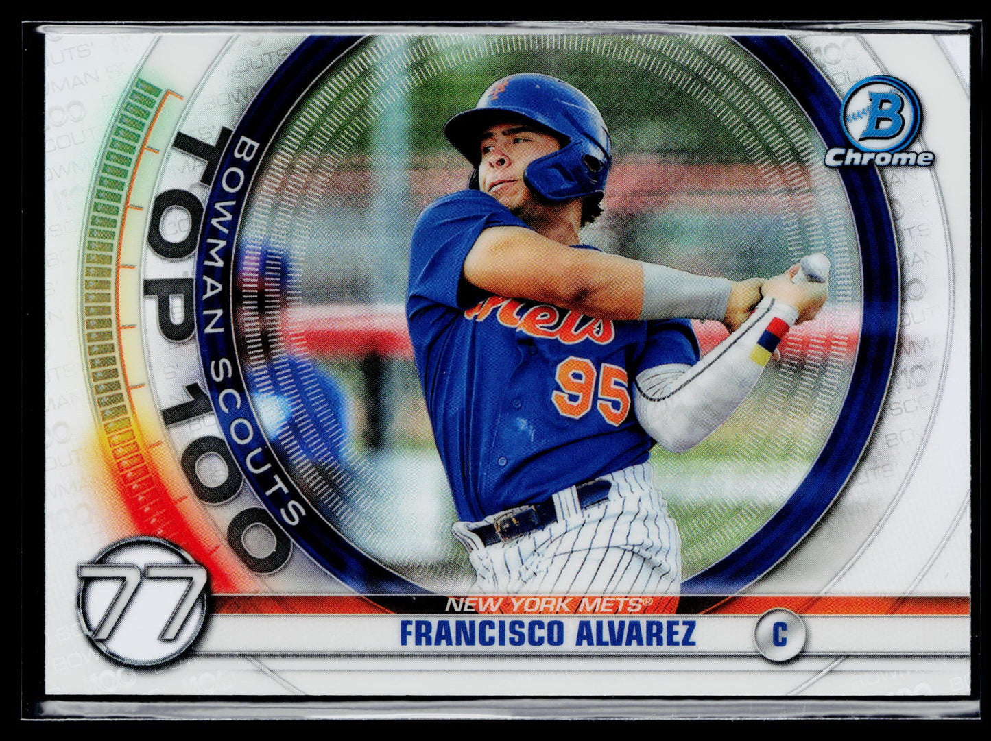 2020 Bowman Francisco Alvarez Chrome Bowman Scouts Top 100 #BTP-77