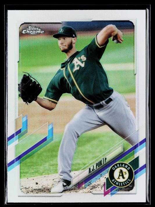 2021 Topps Chrome A.J. Puk Refractor #90