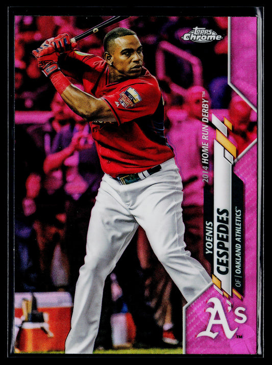 2020 Topps Chrome Update Yoenis Cespedes Pink #U-98