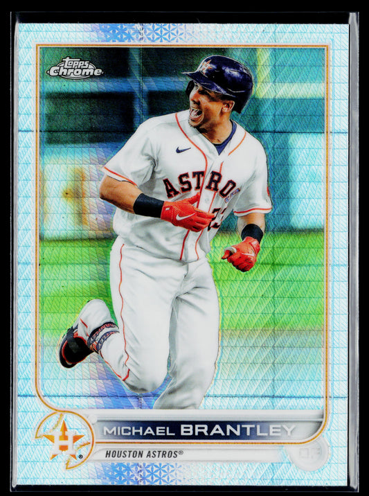 2022 Topps Chrome Michael Brantley Prism Refractor #34