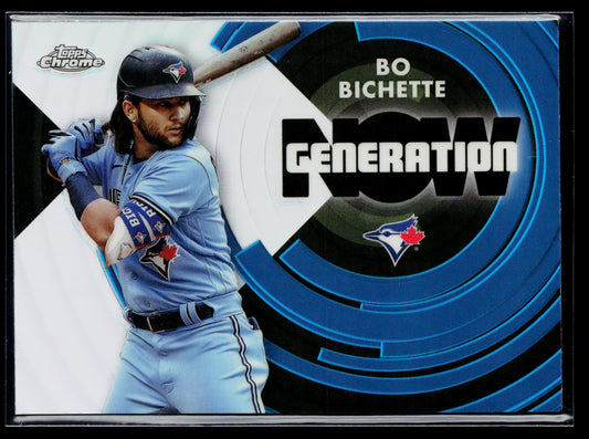 2022 Topps Chrome Update Bo Bichette Generation Now Chrome #GNC-6