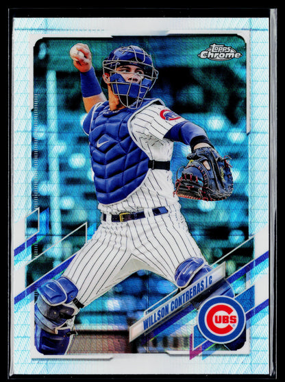 2021 Topps Chrome Willson Contreras Prism Refractor #52