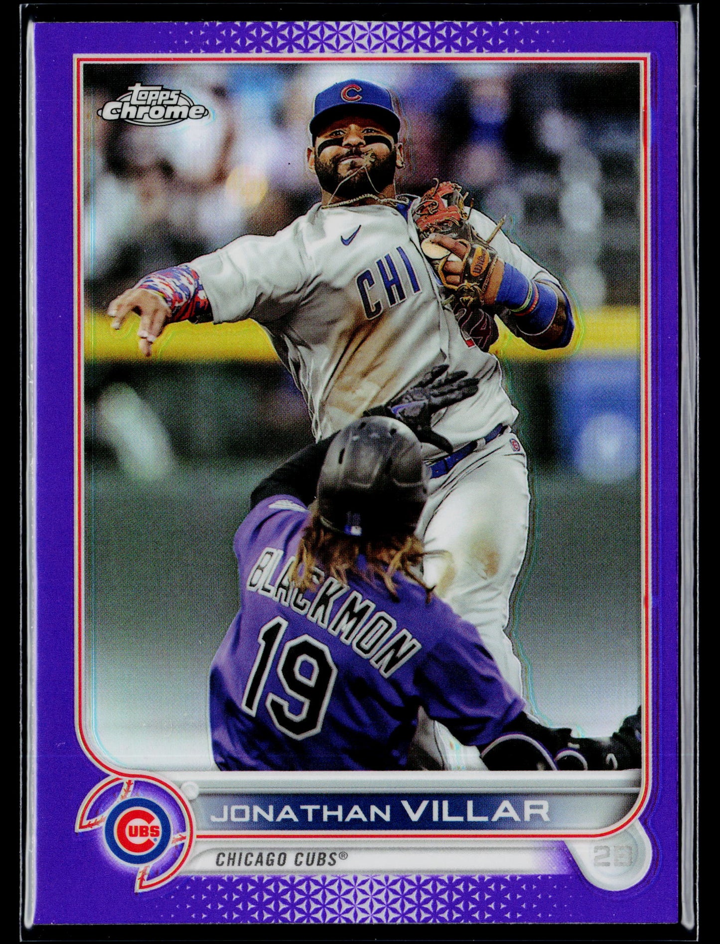 2022 Topps Chrome Update Jonathan Villar Purple Refractor Purple #USC44