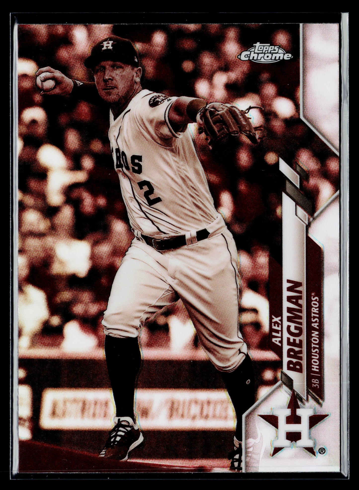 2020 Topps Chrome Alex Bregman Sepia Refractor #102