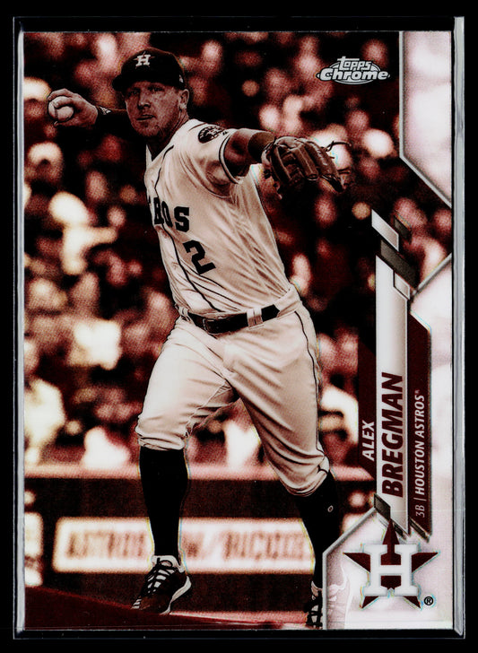 2020 Topps Chrome Alex Bregman Sepia Refractor #102