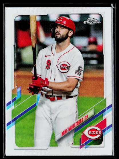 2021 Topps Chrome Mike Moustakas Refractor #57