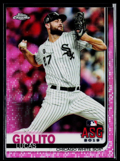 2019 Topps Chrome Update Lucas Giolito Pink #84