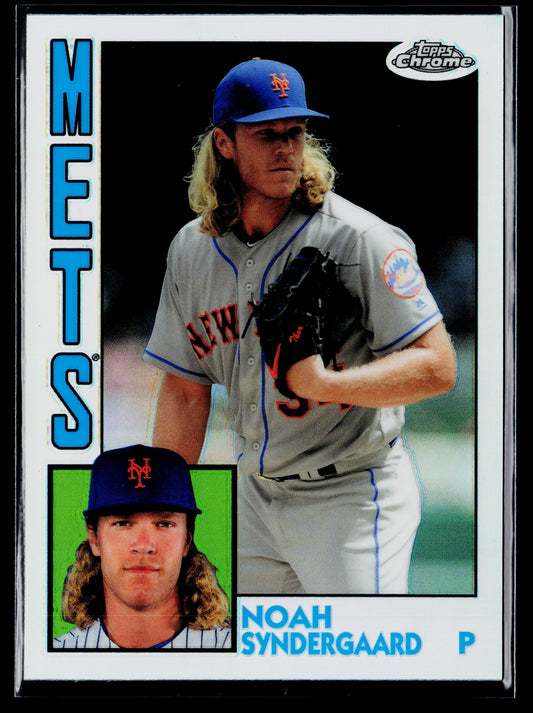 2019 Topps Chrome Noah Syndergaard 1984 Topps Baseball 35th Anniversary #84TC-12