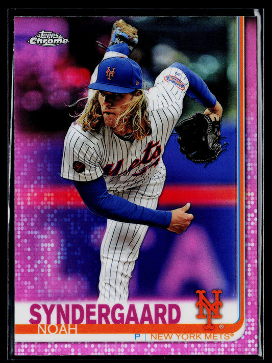 2019 Topps Chrome Noah Syndergaard Pink Refractor #131