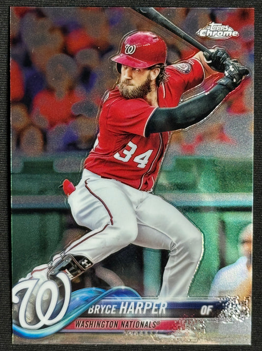 2018 Topps Chrome Bryce Harper #139