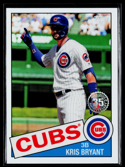 2020 Topps Chrome Kris Bryant 1985 Topps Baseball #85TC-9