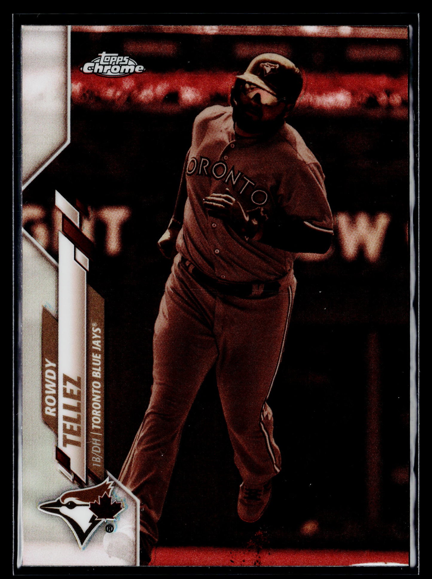 2020 Topps Chrome Rowdy Tellez Sepia Refractor #141