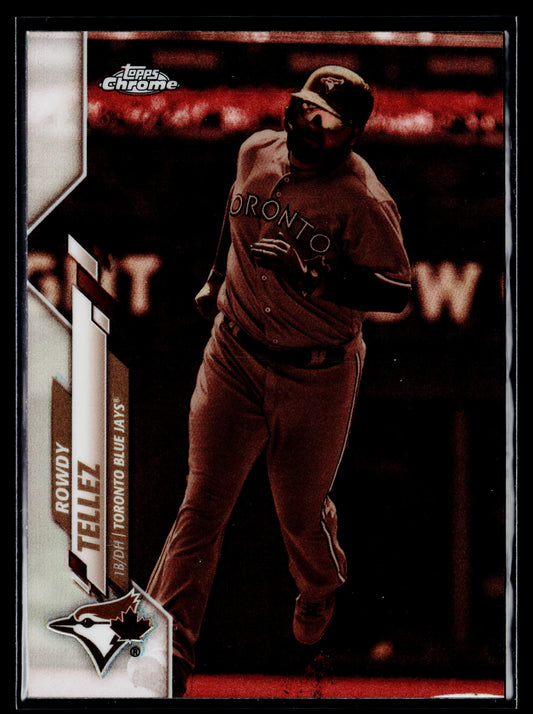 2020 Topps Chrome Rowdy Tellez Sepia Refractor #141