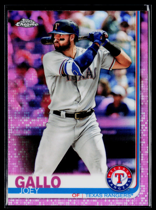 2019 Topps Chrome Joey Gallo Pink Refractor #38