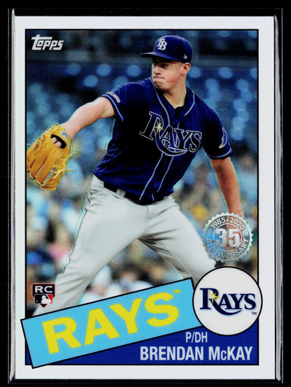 2020 Topps Chrome Brendan McKay 1985 Topps Baseball #85TC-13
