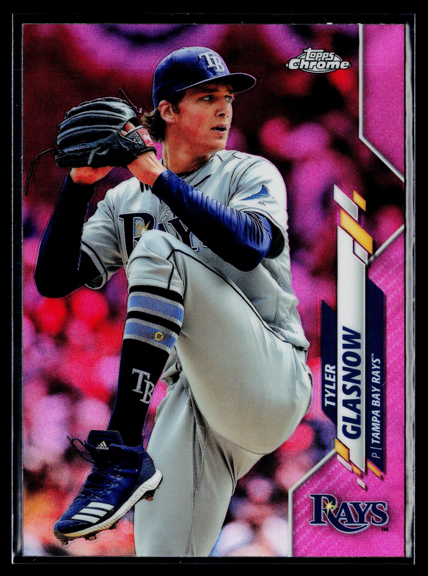 2020 Topps Chrome Tyler Glasnow Pink Refractor #118