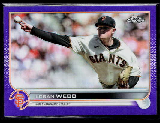 2022 Topps Update Logan Webb Purple #US9