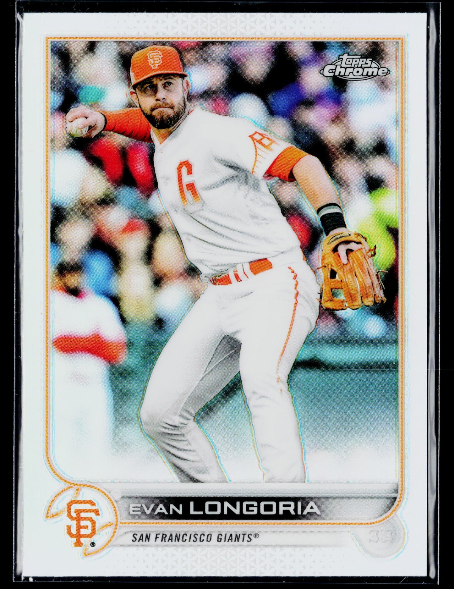 2022 Topps Chrome Evan Longoria Refractor #54