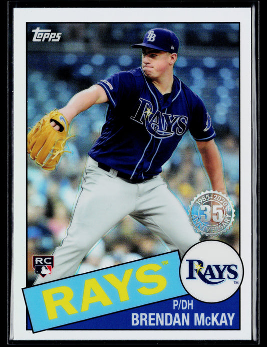2020 Topps Chrome Brendan McKay 1985 Topps Baseball #85TC-13