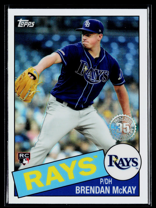 2020 Topps Chrome Brendan McKay 1985 Topps Baseball #85TC-13