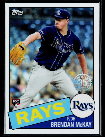 2020 Topps Chrome Brendan McKay 1985 Topps Baseball #85TC-13