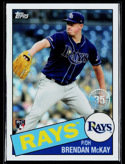 2020 Topps Chrome Brendan McKay 1985 Topps Baseball #85TC-13