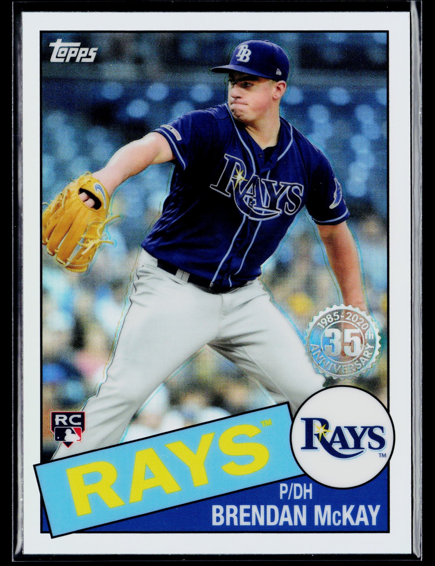 2020 Topps Chrome Brendan McKay 1985 Topps Baseball #85TC-13