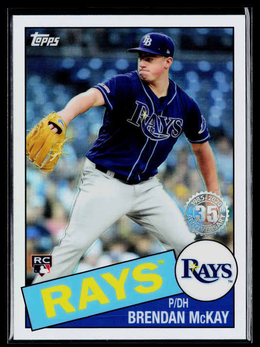 2020 Topps Chrome Brendan McKay 1985 Topps Baseball #85TC-13