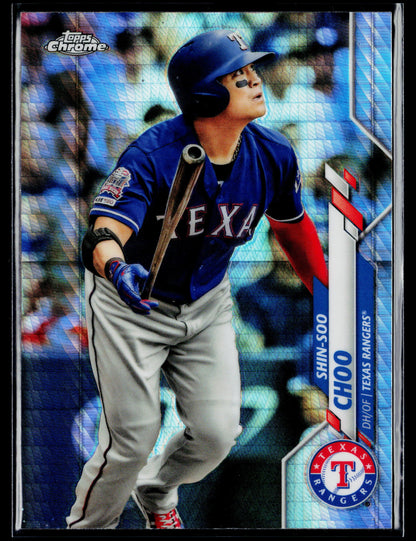 2020 Topps Chrome Shin-Soo Choo Prism Refractor #177