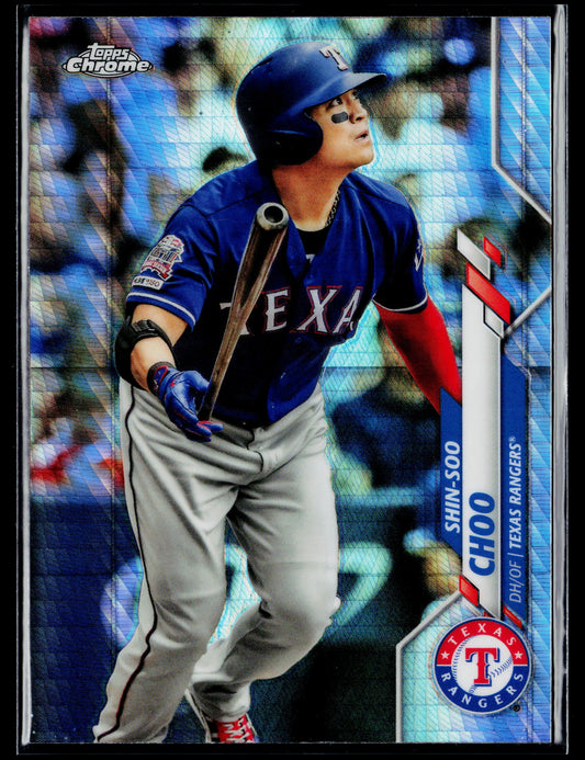 2020 Topps Chrome Shin-Soo Choo Prism Refractor #177