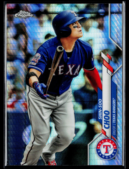 2020 Topps Chrome Shin-Soo Choo Prism Refractor #177