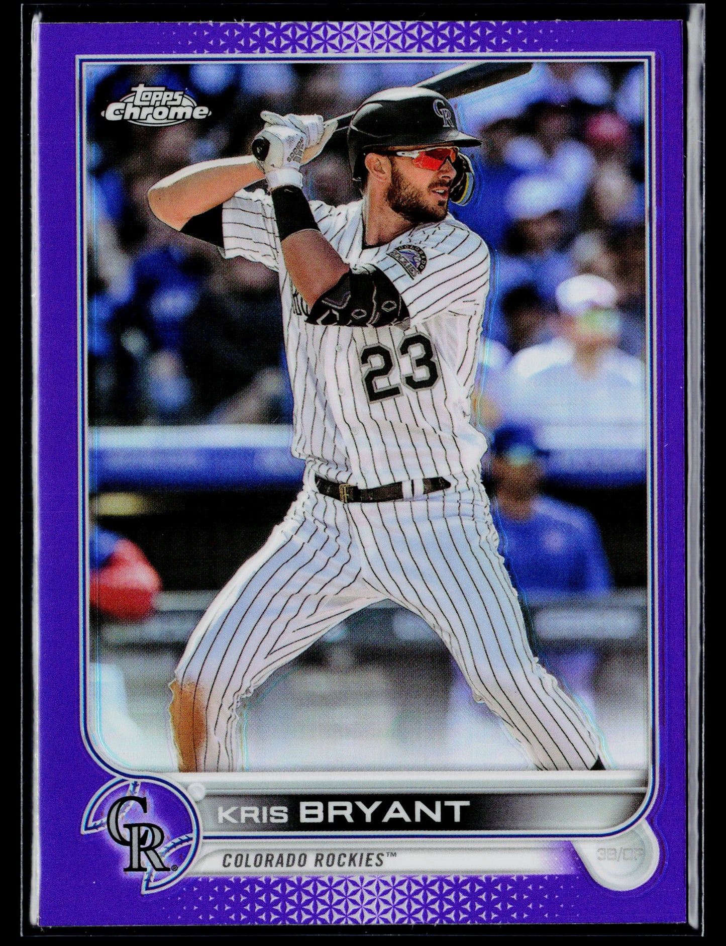 2022 Topps Chrome Update Kris Bryant Purple #USC63