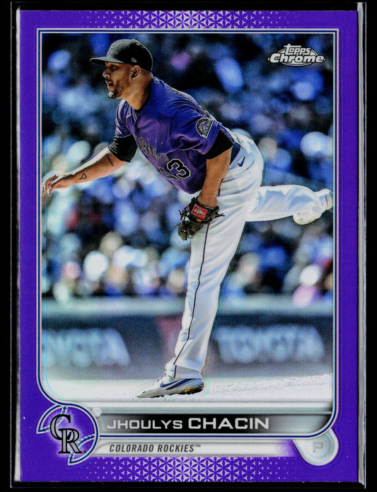 2022 Topps Chrome Update Jhoulys Chacin Purple #USC96