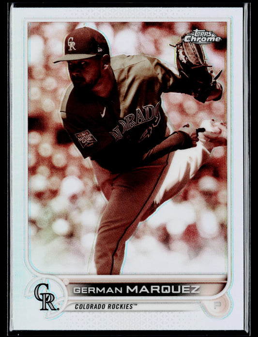 2022 Topps Chrome German Marquez Sepia #219