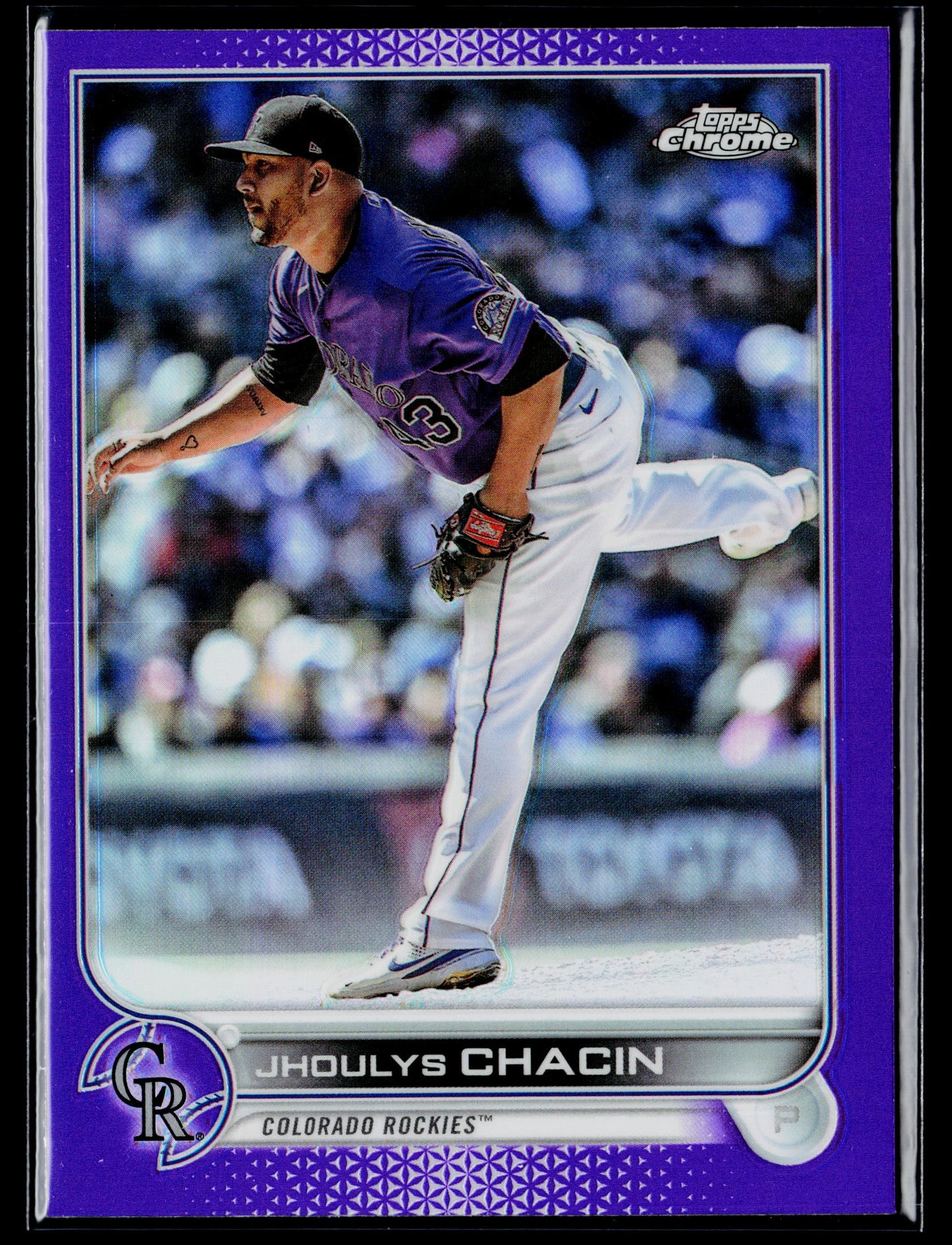 2022 Topps Chrome Update Jhoulys Chacin Purple #USC96
