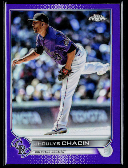 2022 Topps Chrome Update Jhoulys Chacin Purple #USC96