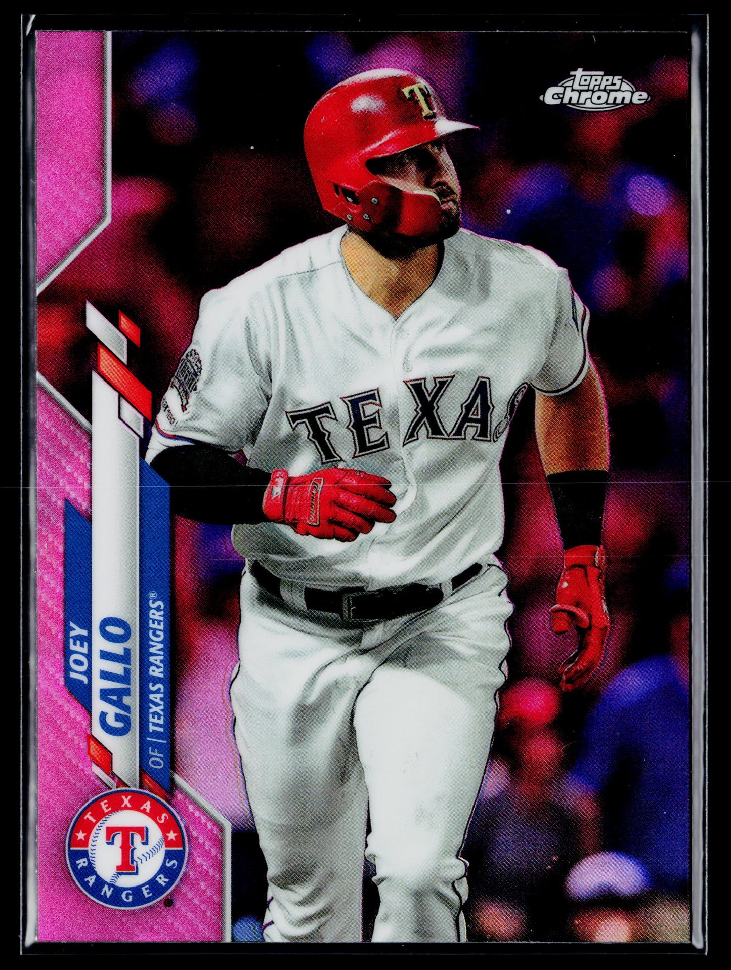 2020 Topps Chrome Joey Gallo Pink Refractor #191