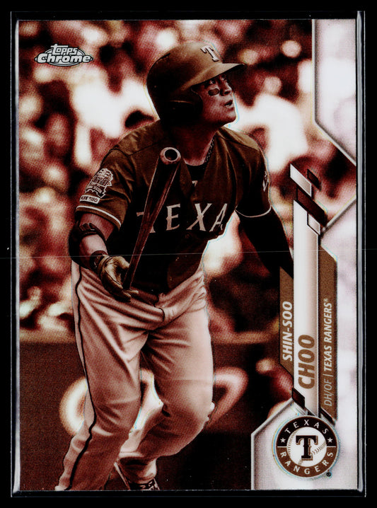 2020 Topps Chrome Shin-Soo Choo Sepia Refractor #177
