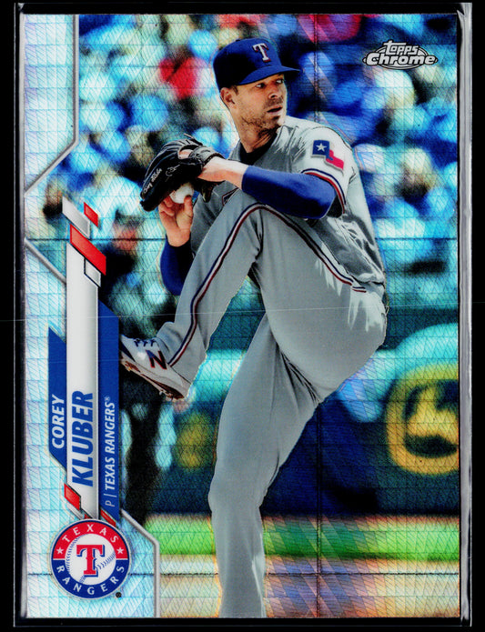 2020 Topps Chrome Corey Kluber Prism Refractor #41