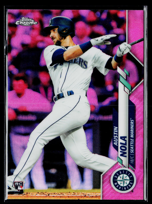 2020 Topps Chrome Austin Nola Rookie Pink Refractor #11