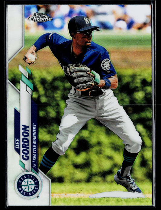 2020 Topps Chrome Dee Gordon Refractor #107