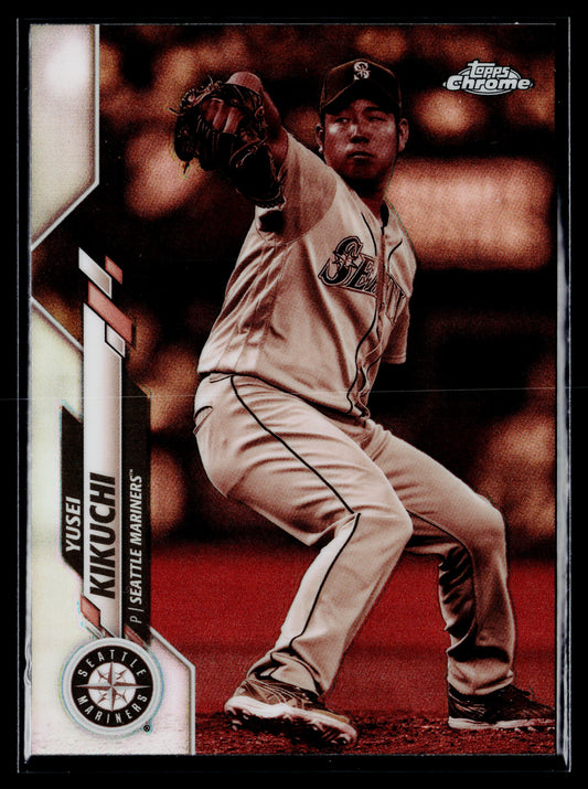 2020 Topps Chrome Yusei Kikuchi Sepia Refractor #48