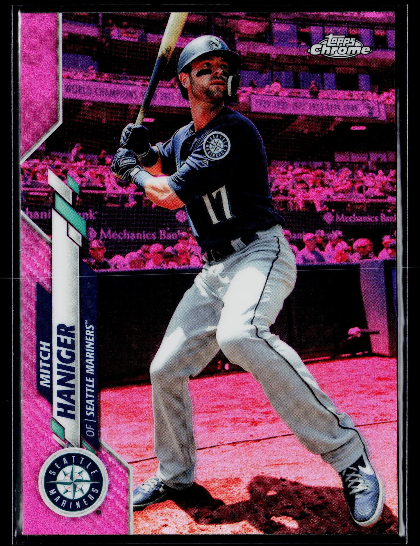 2020 Topps Chrome Mitch Haniger Pink Refractor #37