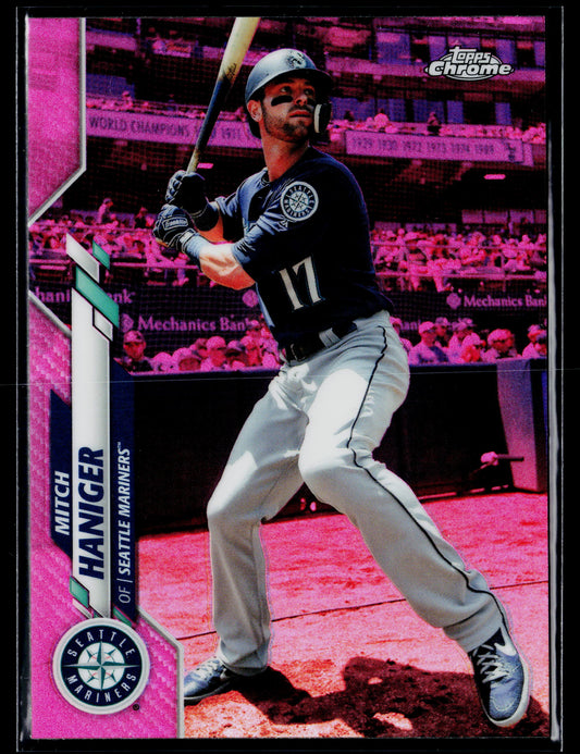 2020 Topps Chrome Mitch Haniger Pink Refractor #37