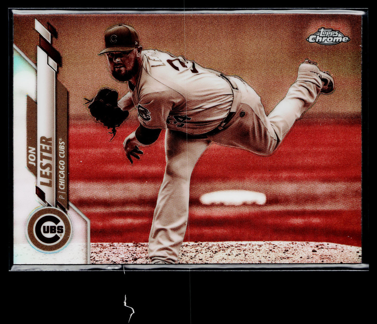 2020 Topps Chrome Jon Lester Sepia Refractor #123