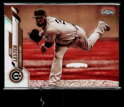 2020 Topps Chrome Jon Lester Sepia Refractor #123